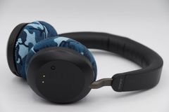 Jabra EVOLVE2 75 のイヤーパッドの保護・修理に mimimamo スーパーストレッチ・ヘッドホンカバー （サイズ：M、色：オーシャン、型番：MHC-001-CO）