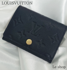 LOUISVUITTON ルイヴィトン 名刺入れ カードケース モノグラム アンプラント ブラック M58456 中古