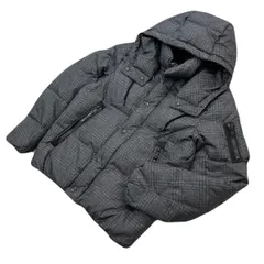 ナノユニバース ダウンジャケット 西川ダウン MOON ダウンパーカー グレー メンズ S 秋冬 モード スタイリッシュ nano・universe  ■C392