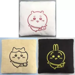 【中古】クッション・抱き枕・本体 全3種セット もこもこスクエアクッション 「ちいかわ」