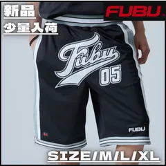 【新作】【FUBU／フブ・バスケットボールショートパンツ（ブラック）】ストリートファッション ストリートーブランド HIPHOP ラッパー ビーボーイ スポーツ バスケ Y2K 夏 М L XL ユニセックス 新品未使用 少量入荷 FAM-51510