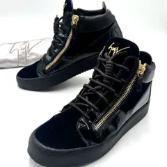 極美品！ジュゼッペ ザノッティ サイドジップ　メタルチェーンバックル　スニーカー 極美品！ジュゼッペ ザノッティ サイドジップ メタルチェーン