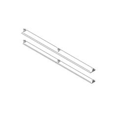 【ダイキン純正品】 DAIKIN エアコン用水平羽根 フラップ上下セット ホワイト（167347J＋167349J）