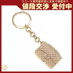  シャネル キーホルダー マトラッセ ゴールド メタル