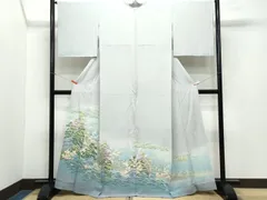 平和屋着物●十日町友禅作家　阿部佳雪　色留袖　風景文　正絹　逸品　CABB5056vp 楽天市場】平和屋着物○十日町友禅作家 阿部佳雪 訪問着 草花文 金彩