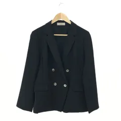 LEILIAN レリアン 現行タグ テーラードジャケット 大きいサイズ:13号  ブラック  レディース 　240001106229