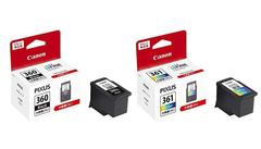 【未使用品】【純正品】セット　CANON FINEカートリッジ BC-360XL(大容量ブラック) + BC-361XL(大容量3色カラー)　インク　キャノン