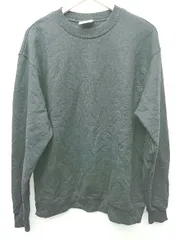 ◇ ⊇ Champion チャンピオン 裏起毛 長袖 トレーナー スウェット サイズL ブラック メンズ P  【1409250037542】