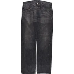 古着 リーバイス Levi's 501 ブラックデニム ストレートデニムパンツ メンズw34相当/eaa573830