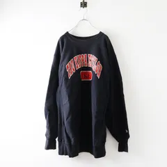 90s チャンピオン Champion 刺繍タグ リバースウィーブ カレッジスウェット XXL＼ダークネイビー ヴィンテージ USA製【2400014653120】