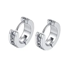 【新着商品】レディース 4個セット サージカルステンレス アレルギーフリー 両耳用 メンズ 人気 かっこいい シンプル リングピアス フープピアス アクセサリー 誕生日 記念日 プレゼント男女兼用 Umiwe 幅4mm (style K)