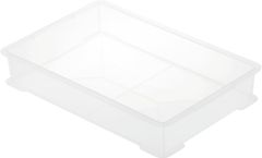 サンコープラスチック(SankoPlastic) 保存容器 フードテナー No.20 クリア 幅57.3×奥行38.6×高さ10.3cm 10個セット 日本製 ケース販売 プラスチック 食品用 コンテナ お餅 パン ケーキ 麺類 食器 保管 運搬 業務用