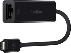 Belkin USB-C to Gigabit Ethernet 変換アダプター 有線LAN iPad Pro / MacBook Pro / Air Surface / Chromebook / iPhone 15対応 F2CU040BTBLK