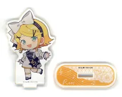 【中古】アクリルスタンド・アクリルパネル 鏡音リン 「初音ミクシンフォニー2024 コラボカフェ After Party in Yokohama トレーディングミニアクリルスタンド」