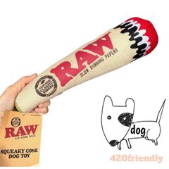 420friendly "RAW" スクイーキーコーン (愛犬用おもちゃ)