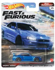 【中古】ミニカー 1/64 日産 スカイライン GTR (BNR34) 「Hot Wheels ワイルド・スピード プレミアム - ファスト・スーパースターズ」 [GRL84]