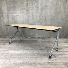 ★会議テーブル ブラック×ブラウン 1800×600×700 Used★ 2025年最新】会議テーブル 1800 600の人気アイテム - メルカリ