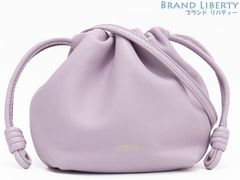 【限定未使用】ロエベ　LOEWE　ジェイドコレクション　フラメンコパース ミニ　2WAY 斜め掛け ショルダーバッグ　ショルダーポーチ　ポシェット　ハンドバッグ　限定　パワーストーン 翡翠　ライトモーブ ライトパープル
