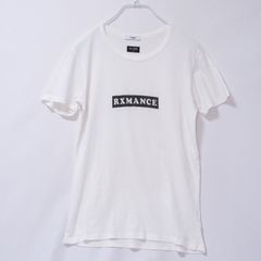 SLOBE IENA×RXMANCE スローブイエナ×ロマンス 綿 コットン ロゴプリント Tシャツ カットソー トップス 白 /240607022