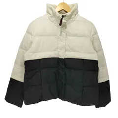 トミーヒルフィガー TOMMY HILFIGER ロゴワッペン 比翼 バイカラー ダウン ジャケット レディース import：XL 