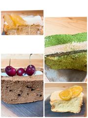 おやつ便　シフォンケーキサンド　チーズケーキ　テリーヌ