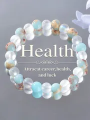 ジュエリー レディース ブレスレット ビーズ 1個 ヴィンテージ ボヘミアン スタイル 8mm 天然寿山石ビーズブレスレット、健康と幸運の意味、弾性バングル レディース、日常使いやバケーションのジュエリーアクセサリ