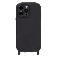 iFace Hang and iPhone 13 Pro ケース シリコンハード (ブラック【アイフェイス アイフォン13プロ カバー スマホケース ストラップホール付き 】