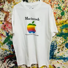 APLLE レトロ 初期リプリント Tシャツ 半袖 メンズ 新品 個性的 白 Apple 、スティーブ・ジョブズ iPhone、iPad、Mac、Apple Watch、HomePo