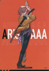 【中古】シール・ステッカー ありさか ステッカー ノーマル(全身) Crazy Raccoon チップス 特典