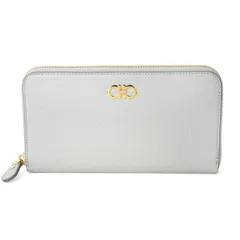 新品 フェラガモ FERRAGAMO 長財布 ジップアラウンドウォレット ガルグレーのサムネイル