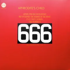 2LP Aphrodites Child 666 (The Apocalypse Of John 13/18) 3593637 Vertigo 未開封 /00660