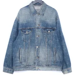 BALENCIAGA - バレンシアガ 22年 コットン 装飾変形 フーデッド デニムジャケット 702435 インディゴ 32【中古】 BALENCIAGA バレンシアガ 22年 コットン 装飾変形 フーデッド