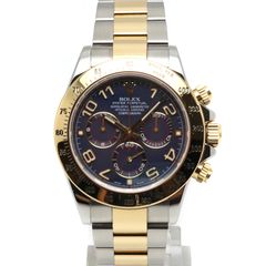【楠本質店/元住吉】ロレックス/ROLEX　デイトナ　ブルー　116523　G番（2010年製）　メーカーコンプリート済み！　SS/K18　コンビ　メンズ　腕時計