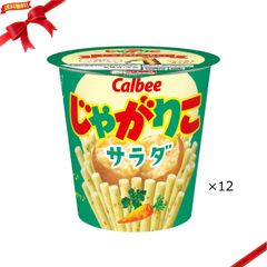カルビー じゃがりこ サラダ味 57g x 12個 x 2箱セット(24個)