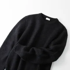 2014年 Saint Laurent PARIS サンローラン パリ モヘヤウール クルーネックニット S/ブラック セーター【2400013233330】のサムネイル