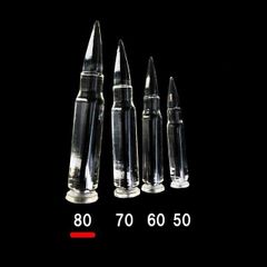 モールドファクトリー　NATO弾モチーフ　80mm　レジン用シリコンモールド　UVレジン対応 　 弾丸モールド