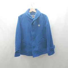 ◇ ⊇ CUBE SUGAR キューブシュガー 長袖 コート サイズM ブルー レディース E  【1503060030639】