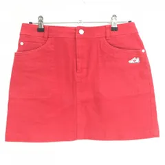 ニューバランスゴルフ スカート レッド×白 ボストンテリア ストレッチ レディース 2(L) ゴルフウェア New Balance
