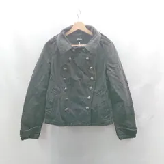 ◇ ⊇ green 綿100% 長袖 ジャケット サイズ3 ブラック メンズ E  【1503060039656】