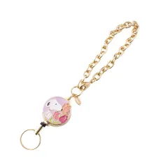 [スリーカラット] PEANUTS リールキーホルダー 第5弾 全4種類 キーホルダー リールキー スヌーピー グッズ (チューリップとスヌーピー) [チューリップとスヌーピー]