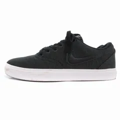 ナイキ NIKE SB チェック ソーラーソフト キャンバス プレミアム ローカットスニーカー シューズ 25㎝ ダークグレー 844493-007 /AE