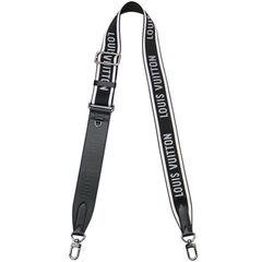 ルイ・ヴィトン　LOUIS VUITTON　ショルダーストラップ　J02496　ブラック/ホワイト