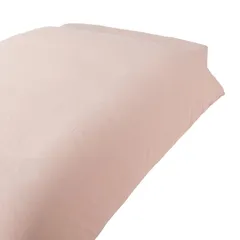 無印良品 洗いざらし掛ふとんカバー・S ピンク 84095634