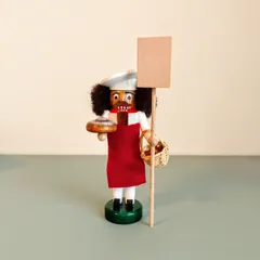 【美品】人形　ドイツ　木製　置物　インテリア　工芸品　美術品　A3108 2025年最新】木製 人形 置物 ドイツの人気アイテム - メルカリ