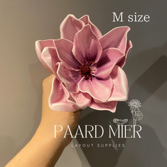 【M-5】Mサイズ 🪷アンティークパープル 🪷ハイクオリティフラワー 爬虫類・両生類ケージ用
