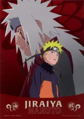 【中古】クリアポスター A3クリアポスターうずまきナルト＆自来也(背中合わせ/下にJIRAIYA) 「一番くじONLINE NARUTO-ナルト- 疾風伝 伝説の三忍」 F賞