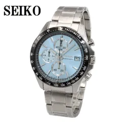 セイコー SEIKO SBTR029 SPIRIT スピリット クロノグラフ アナログ ウォッチ 腕時計 クォーツ 電池式 メンズ ブルー シルバー