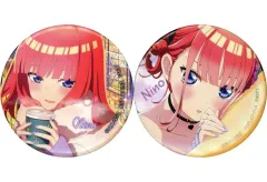 【中古】バッジ・ビンズ 中野二乃 缶バッジセット(2個セット) 「一番くじ 五等分の花嫁* ～ぬくもりを分かち合って～」 O賞