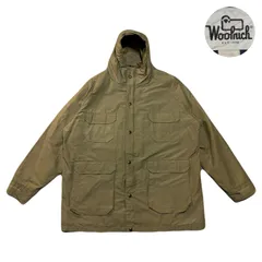 Woolrich ウールリッチ MountainParka マウンテンパーカー 白タグ 70s USA製 TALONジップ ZipUp ジップアップ Cotton コットン Nylon ナイロン Ivory アイボリー XL