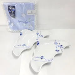 ロイヤルコペンハーゲン ホワイトパルメッテ　クレセント プレート 5枚セット プレート 5枚セット|ロイヤル コペンハーゲン 公式オンラインストア